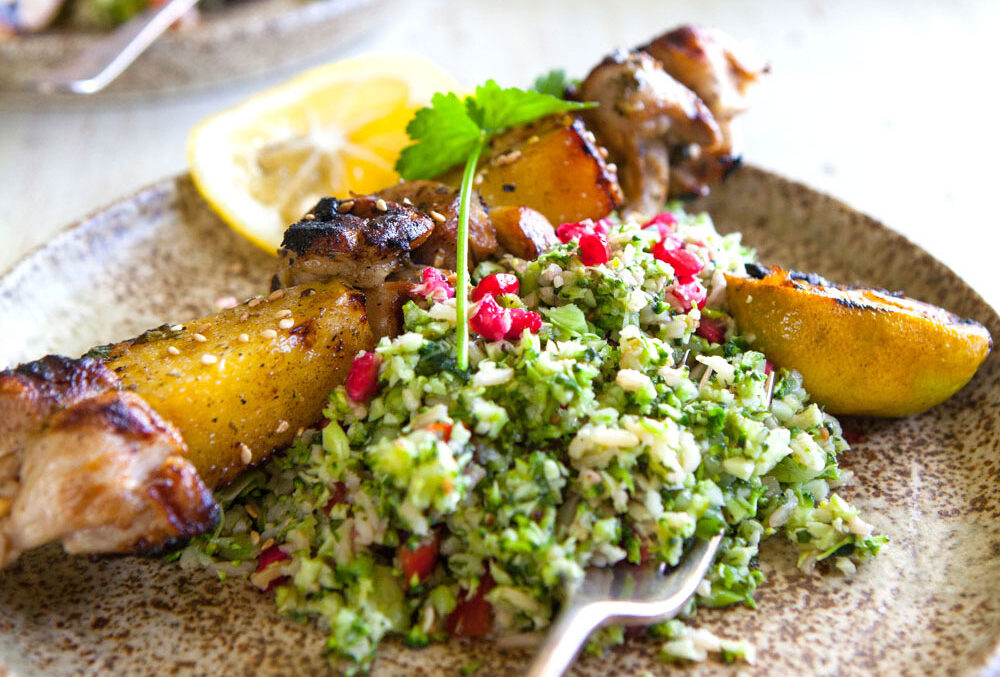 A great blend of vegetables that won't leave you feeling bloated as many wheat based tabbouleh’s often can.